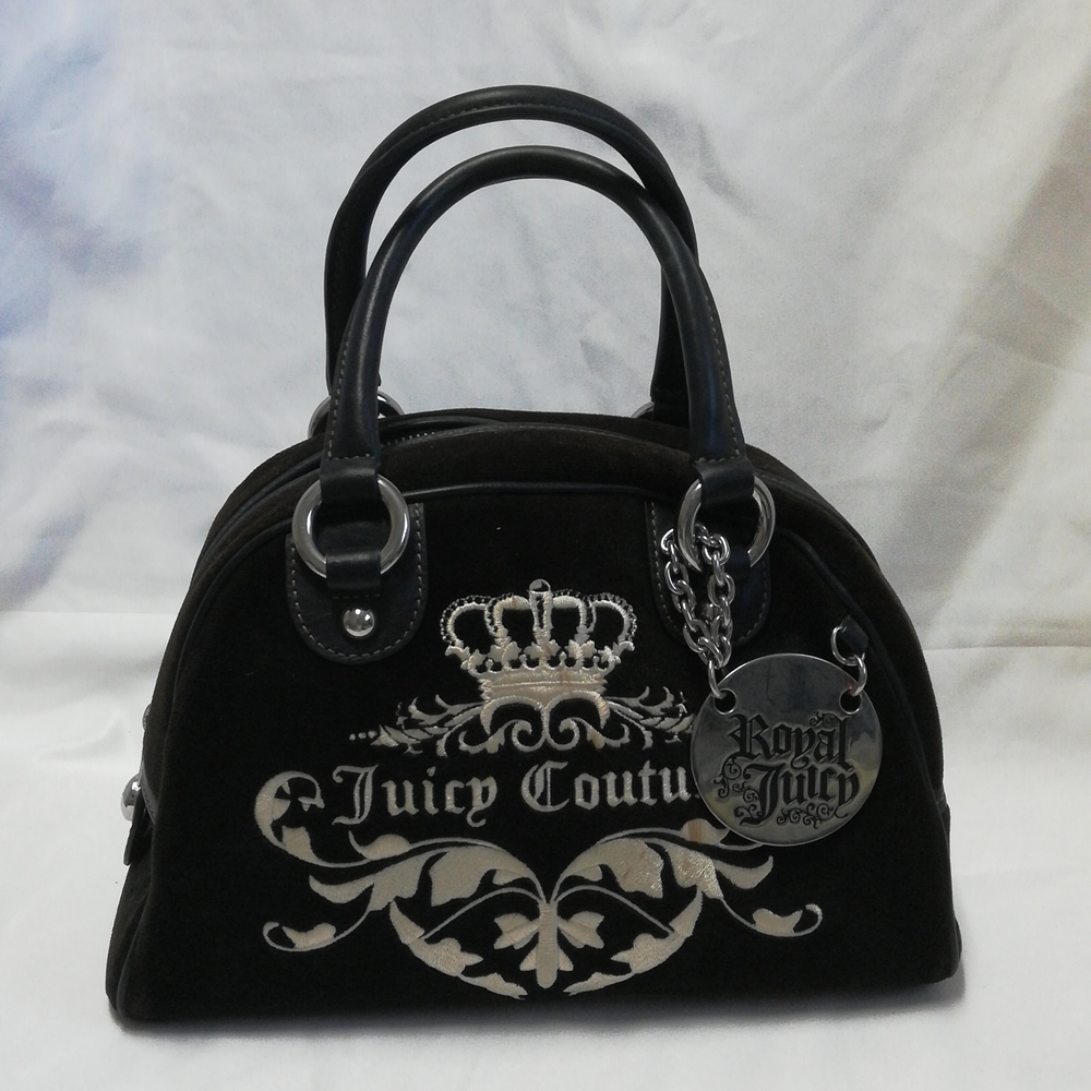 JUICY COUTURE velour satchel purse